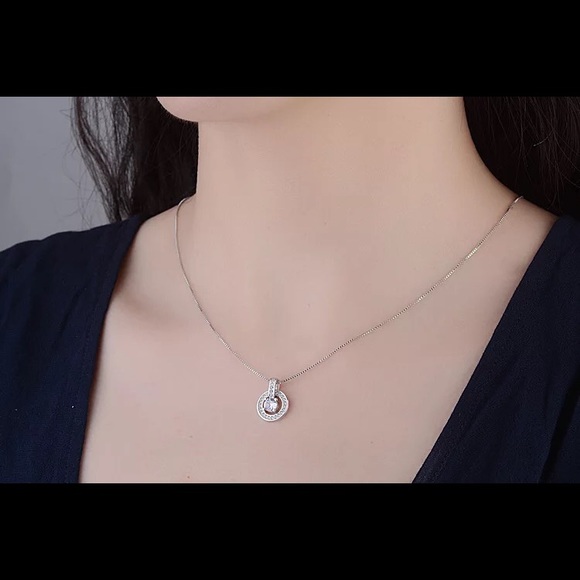 925 Sterling Silver Shiny necklace - Picture 3 of 4